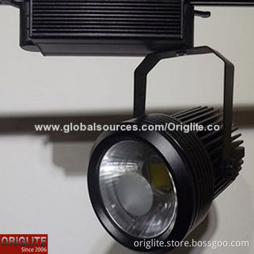 SAA Listed LED Track Light, 30W, 85-245V AC, Lifud Power, BridgeLux Chip, COB LED, 3yrs Warranty